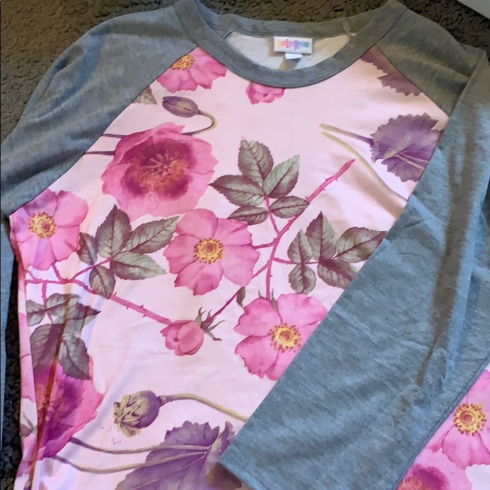 LuLaRoe floral print randy size medium HTF